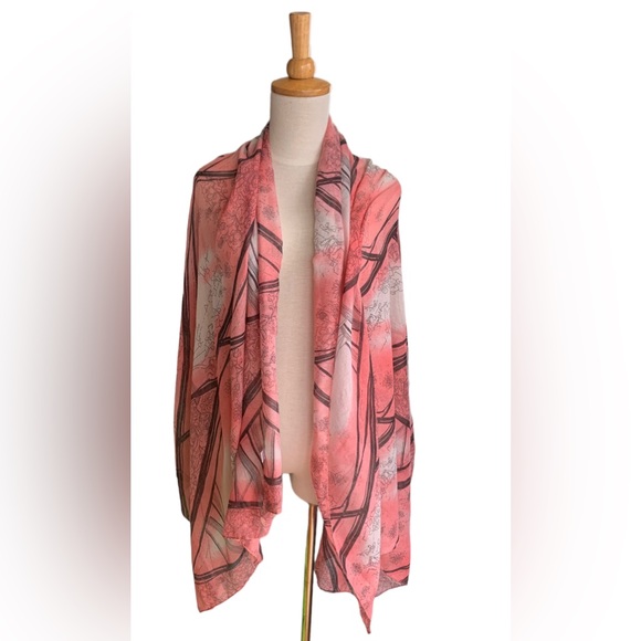 Tree Print Scarf - Picture 5 of 7